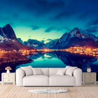 Fotomurales o papel pintado islas noruega Fotomurales o papel pintado islas noruega